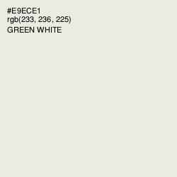 #E9ECE1 - Green White Color Image